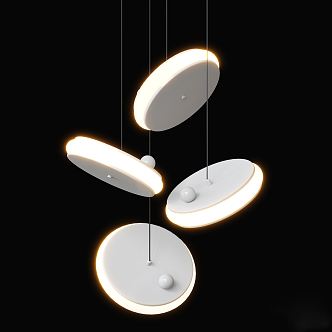 Modern chandelier 3d model