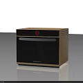 Modern Kitchen Oven with Black and Gold Design Digital Control Panel and ROBAM Brand
