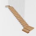 New Chinese Stairs 3d model