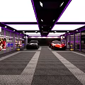 4S Car Dealership Showroom Featuring Luxury Cars And Modern Interior Design