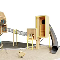 Children's Playground Modern Playground 3d model