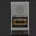 Vintage Cassette Tape Player With Built in Speaker And Playback Controls