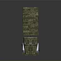 Military Camouflage Tank 3D Model Collectible With Detailed Tracks And Turret Design