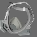 Medical Respiratory Mask With Transparent Design And Comfortable Fit For Breathing Assistance