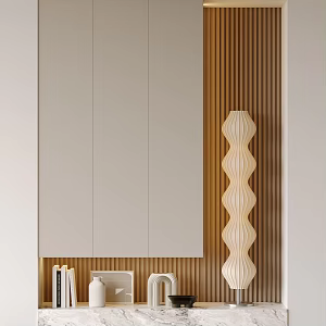 Entrance Cabinet Shoe Cabinet Multifunctional Decorative Cabinet Decoration Floor Cabinet Type Hanging Entrance Cabinet Floor Lamp 3d model
