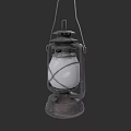 Vintage Wall Lamp With Metal Frame And Glass Shade Design For Interior Decor