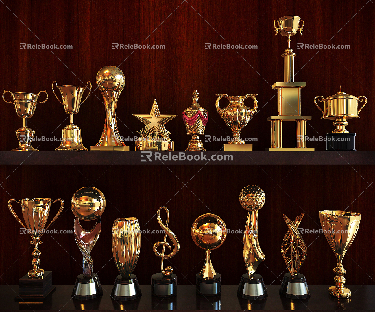 Modern Trophy 3d model