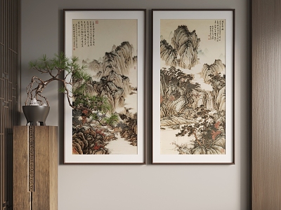 New Chinese Hanging Paintings Chinese Hanging Paintings model