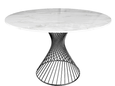 Marble Dining Table Negotiation Table Round Table Light Luxury Dining Table model