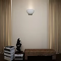 Simple wall lamp-Ji decorative stool 3d model