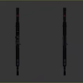 Modern Tactical Firearms With Scope And Black Design For Combat Use 3d model