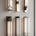 Wall lamp combination 3d model