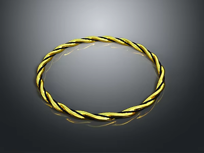 Bracelet Arm Bangle Carved Bracelet Lifestyle 3d model