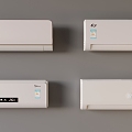 Wall-mounted air conditioner 3d model