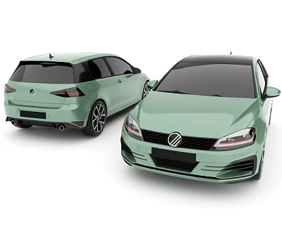 sedan car motor vehicle foreign car light green 3d model sedan car motor vehicle foreign car light green 3d model