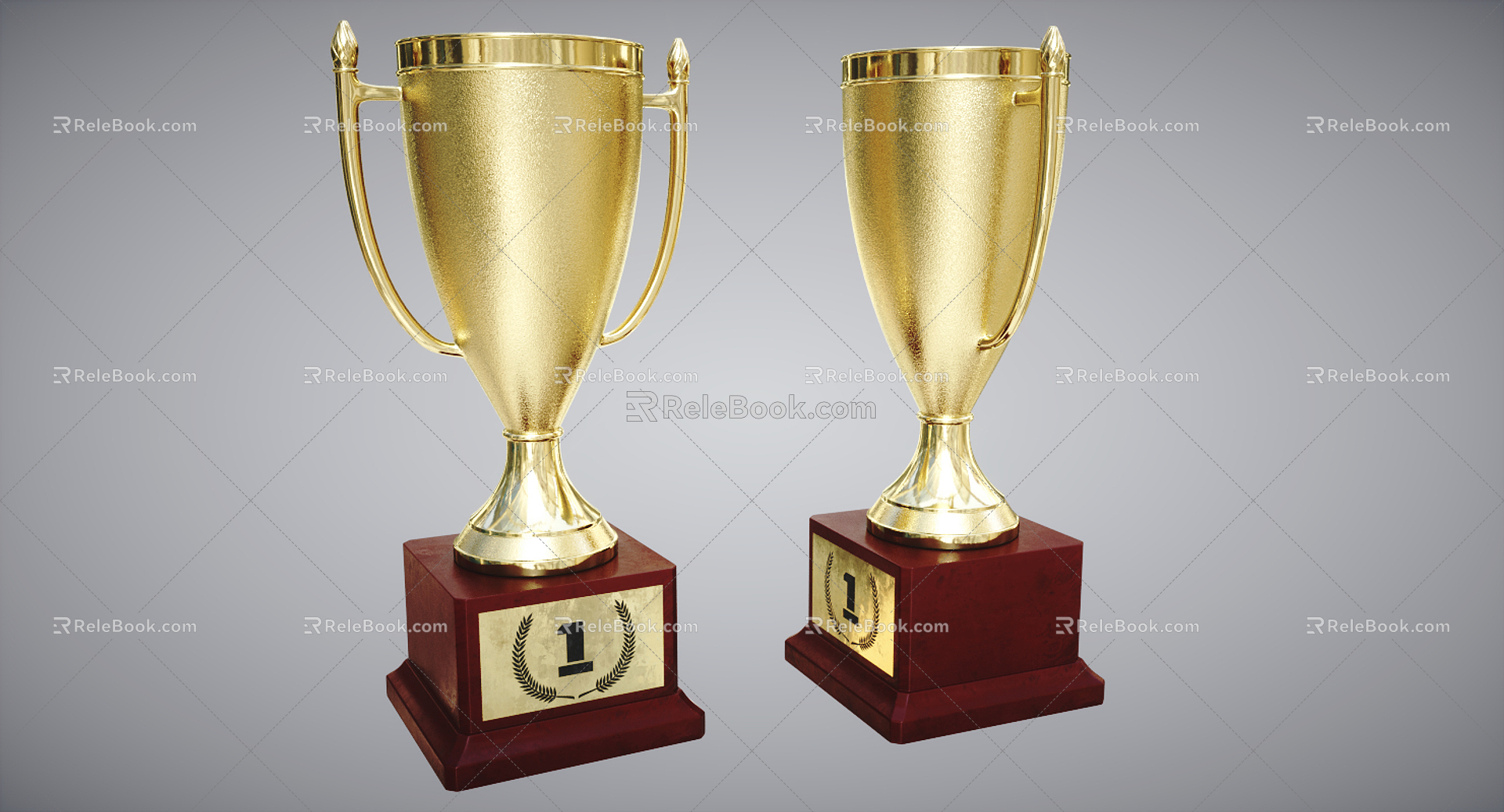 Modern Trophy Cup 3d model