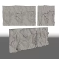 Natural Stone Wood Slabs with Textured Surface for Modern Interior Design Projects 3d model