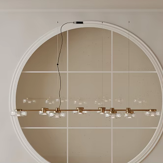 Modern chandelier 3d model