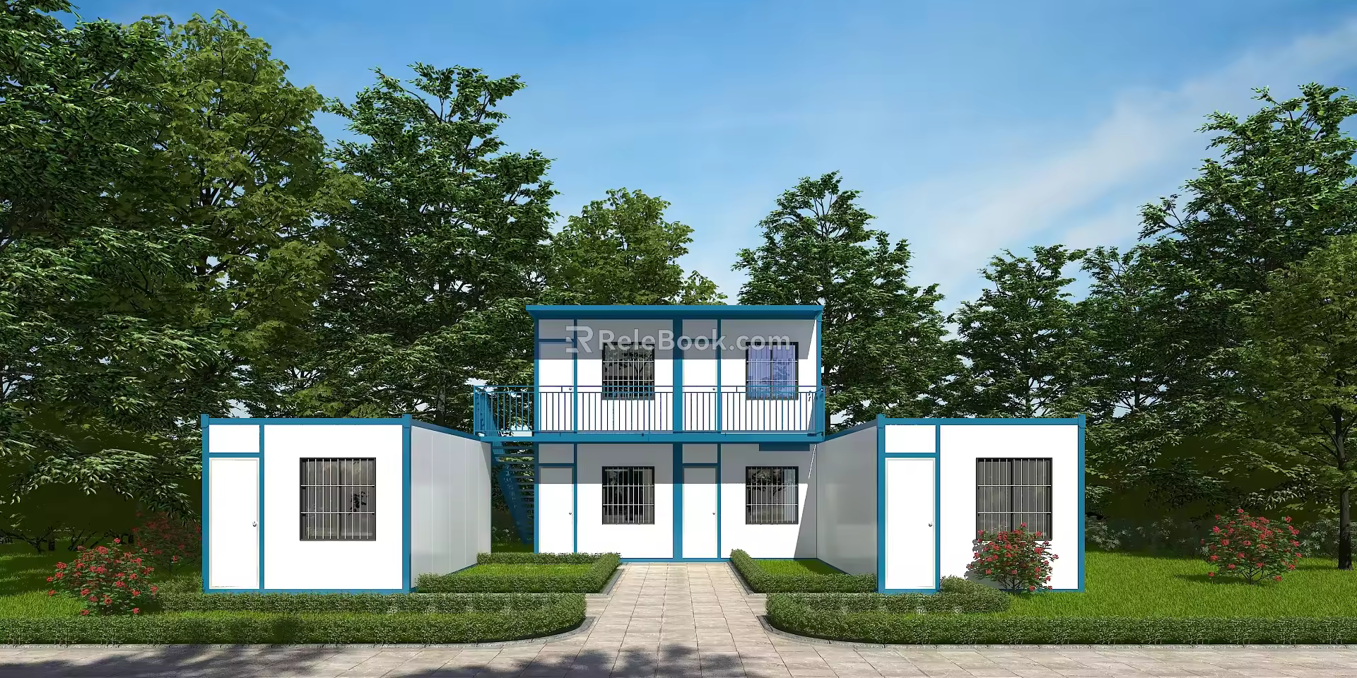 modern container 3d model