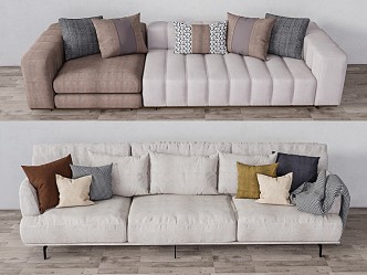 Modern Multiplayer Sofa 3d model