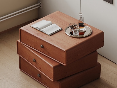 Modern bedside table model