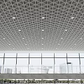 Modern Ceiling Grille Ceiling Square Ceiling 3d model