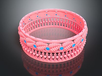 Modern Bracelet Anklet Bracelet Anklet 3d model