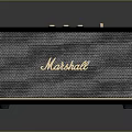 Marshall Blue Textured Fabric Speaker With Control Knobs And Logo For Home Use 3d model