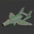 Detailed Silver Gray Model Jet Fighter With Yellow Markings And Reflective Base