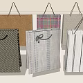 Household Shopping Bags for Daily Use with Various Designs and Materials