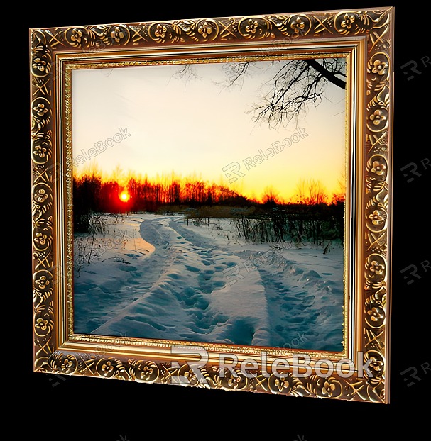 European-style photo frame model