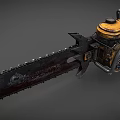 Doom eternal chainsaw 3d model