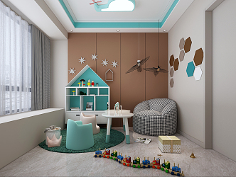 Children's Entertainment Room Modern Entertainment Room 3d model