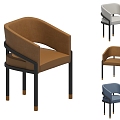 Minimalist Chair Dining Chair 3d model