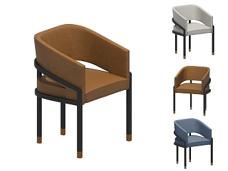 Minimalist Chair Dining Chair 3d model