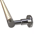 Modern Linear LED Wall Light With Metal Construction And Decorative Illumination
