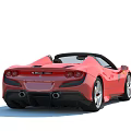 Red Convertible Sports Car With Sleek Design And Open Top Modern Exterior And Sporty Features