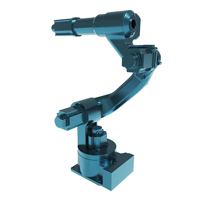 Industrial Robotic Arm With Precision Metal Structure And Mechanical Components 3d model