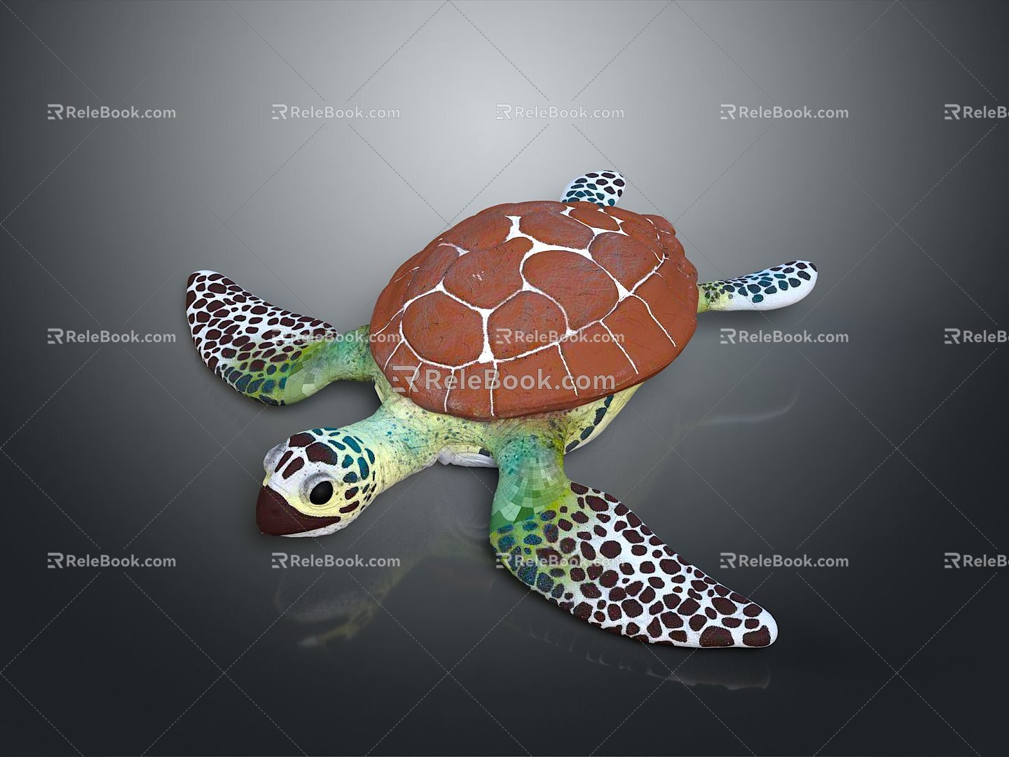 Turtle Turtle Cartoon Turtle Snapping Turtle Chickbill Turtle Reptile Cold Blooded Animal Reptile Reptile Class 3d model