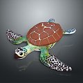 Turtle Turtle Cartoon Turtle Snapping Turtle Chickbill Turtle Reptile Cold Blooded Animal Reptile Reptile Class 3d model