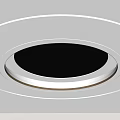 Modern Circular Ceiling Design With Recessed LED Lights And Clean Lines