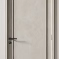 Modern Hinged Doors With Light Beige And Gray Wooden Texture For Home Interior