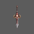 Ornate Fantasy Sword With Intricate Hilt Gold Accents And Sharp Blade Design