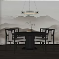 New Chinese Mahjong Table Chess and Card Table Mahjong Table 3d model