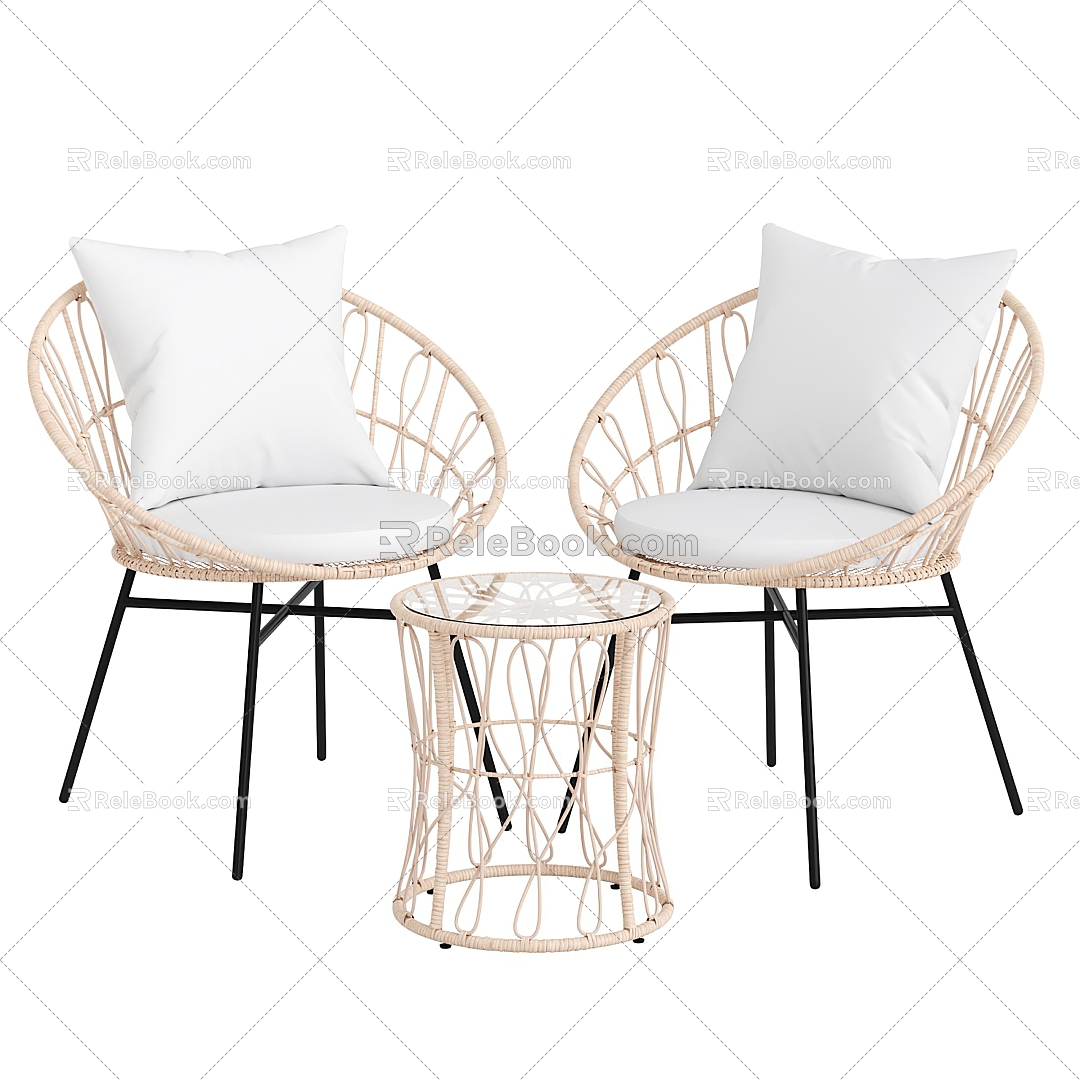 Modern Outdoor Table and Chair Outdoor Leisure Chair model