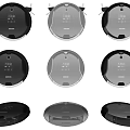 Modern sweeping robot intelligent sweeping machine combination 3d model