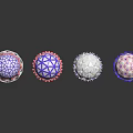 Colorful Geometric Design Sports Balls For Fitness Equipment Training And