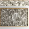 Modern Paper Ceiling Simple Roll Paper Ceiling Public Office Ceiling Special-shaped Ceiling Curled Ceiling Modern Curve Ceiling 3d model