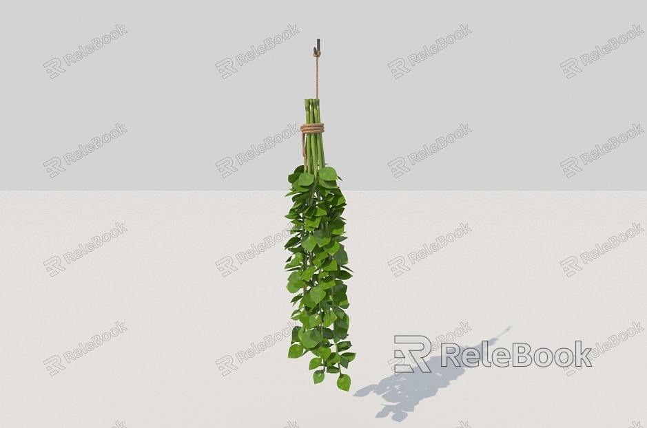 Plant pendant hanging decorative insect-proof grass leaves model