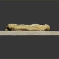 Golden Brown Baked Pastry Served On Wooden Cutting Board With Flaky Crust
